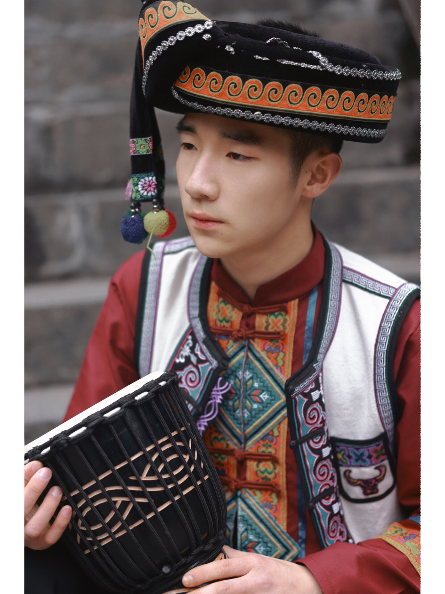 男生客片分享/男生也可以拍土家族服饰写真