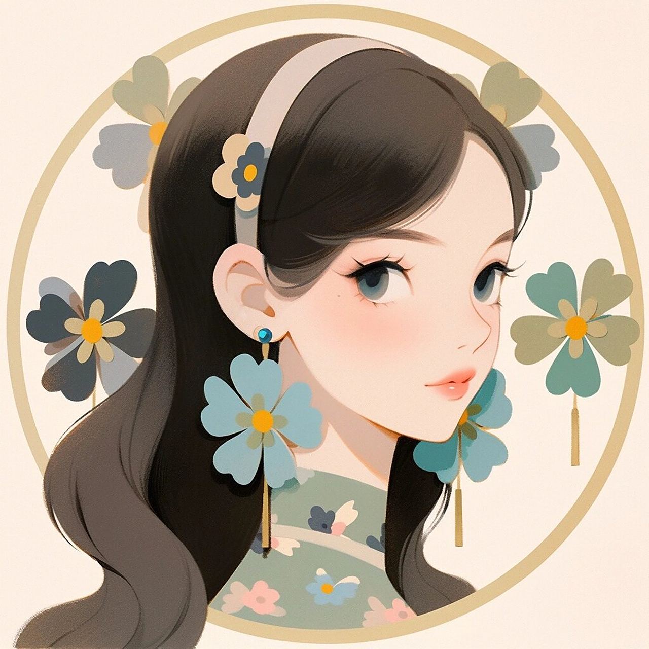 女生头像93新中式简约大方女生头像丨多图 嗨大家好 下期见