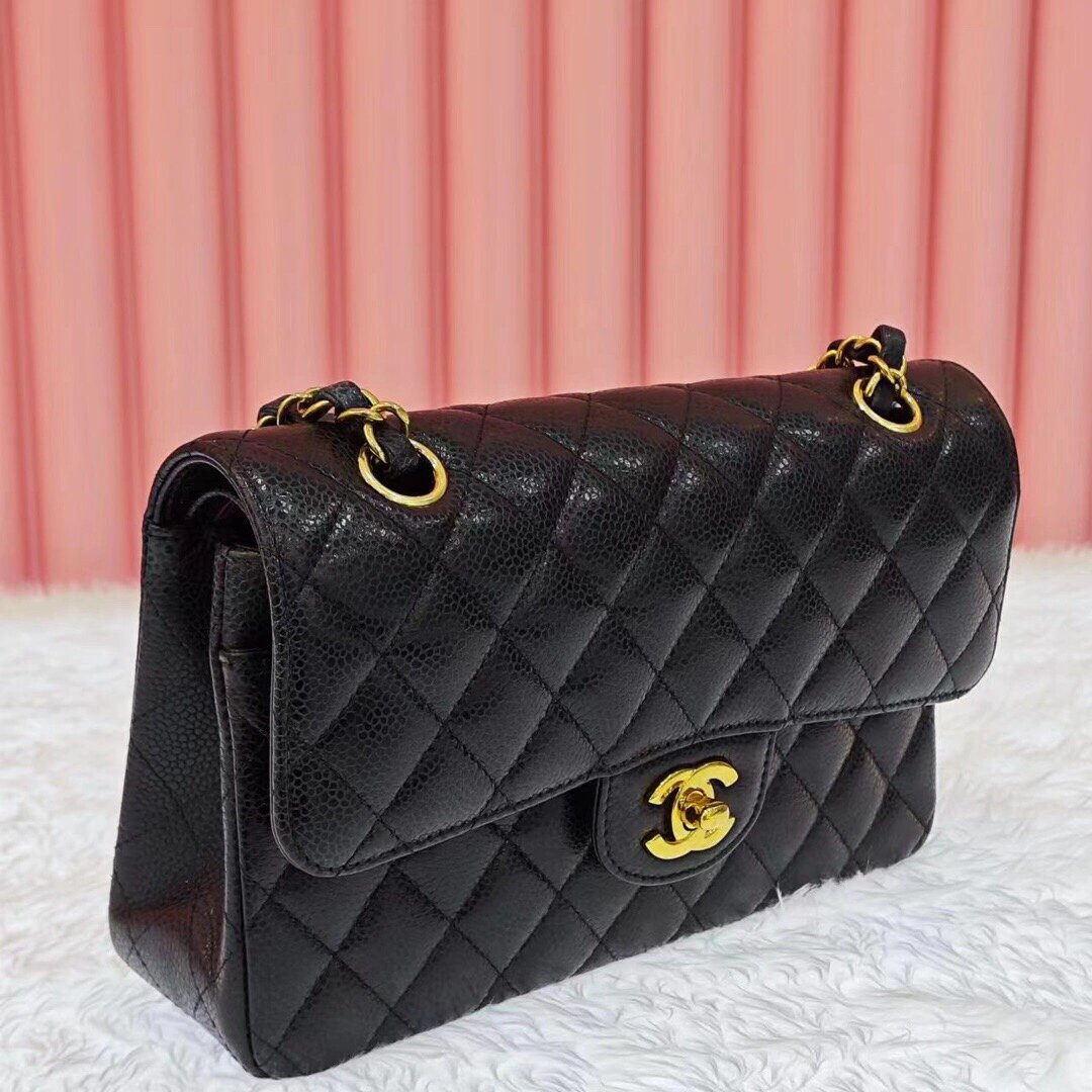 香奈儿cf小号包包 香奈儿cf,成色98新,尺寸14.