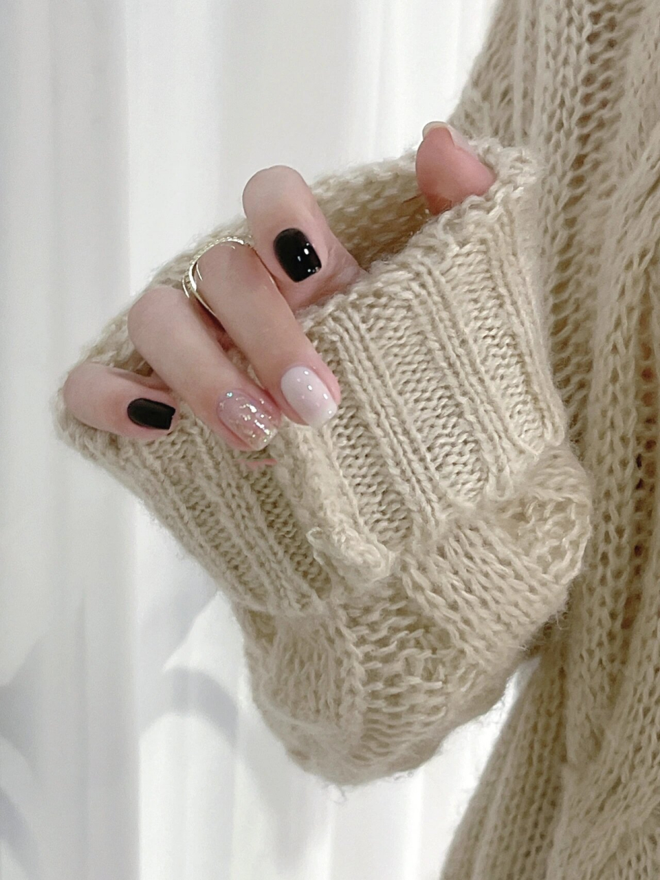 98北国的雪78简约跳色甜酷风美甲～ orange指甲油 c11北国的雪