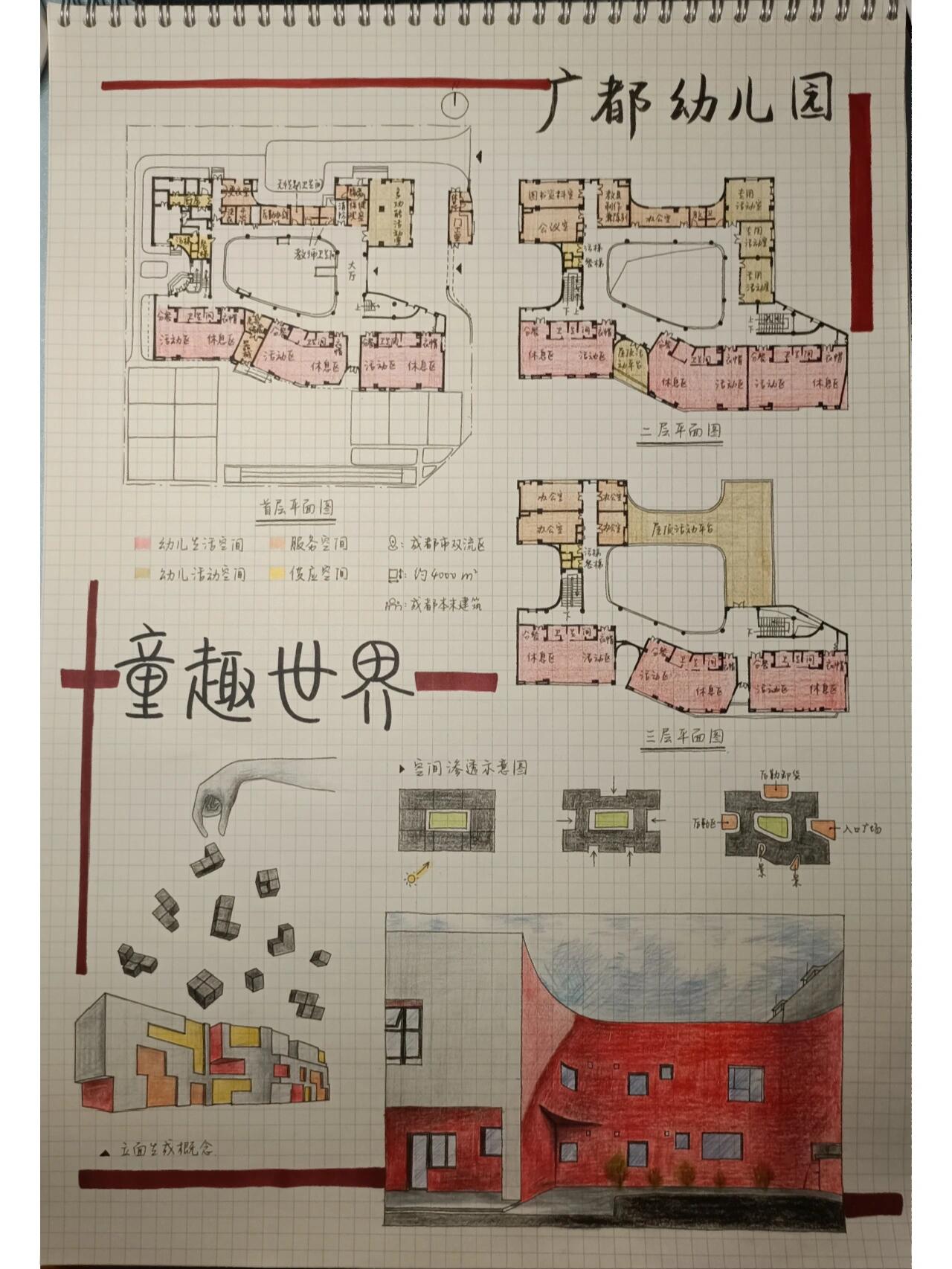 抄绘‖广都幼儿园