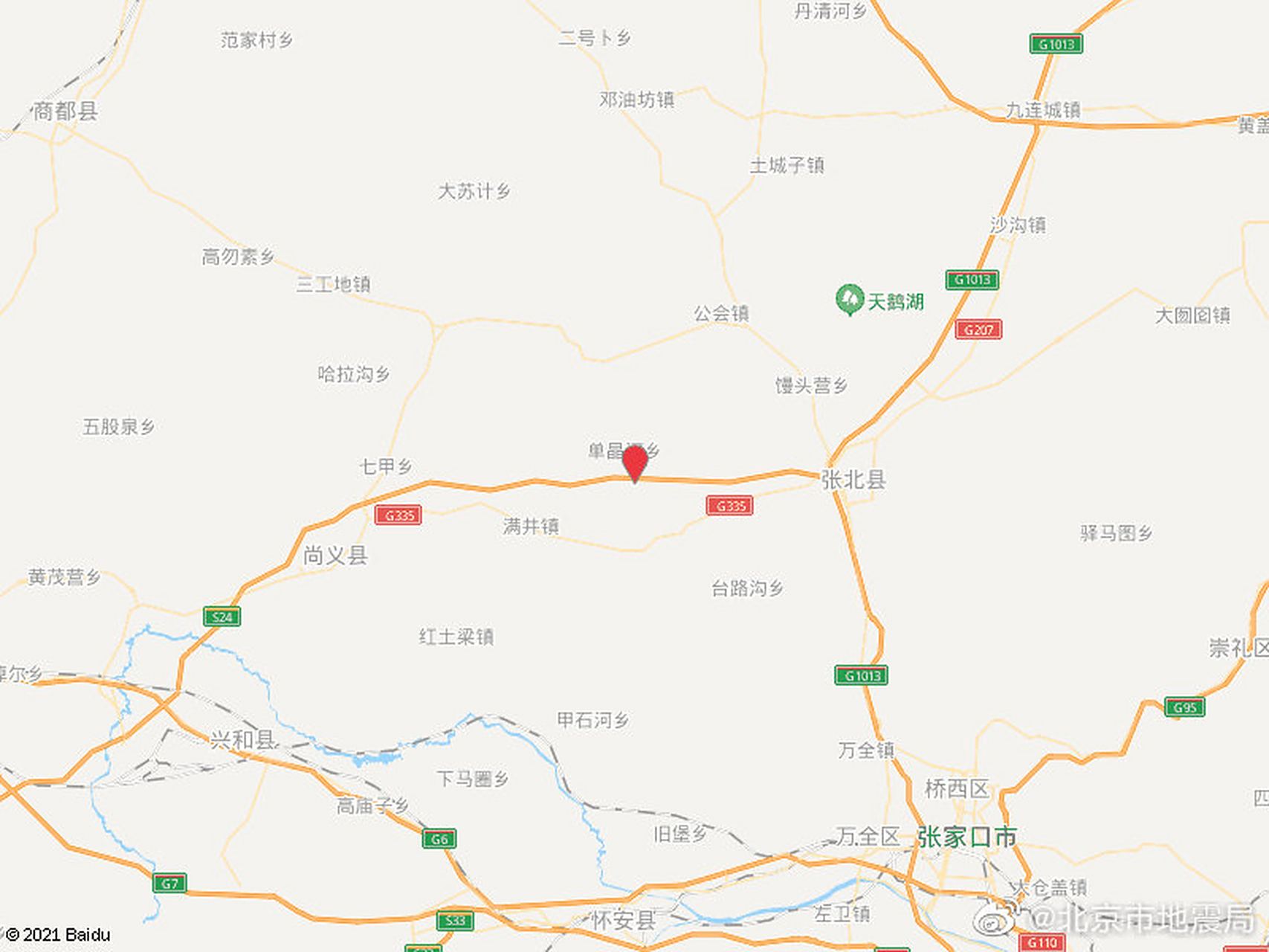 9级地震】中国地震台网正式测定:06月22日11时14分在河北张家口市张北