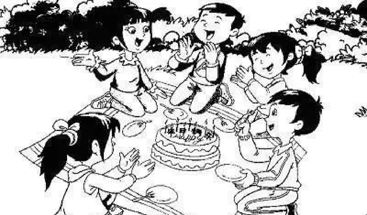 看图写话 生日快乐