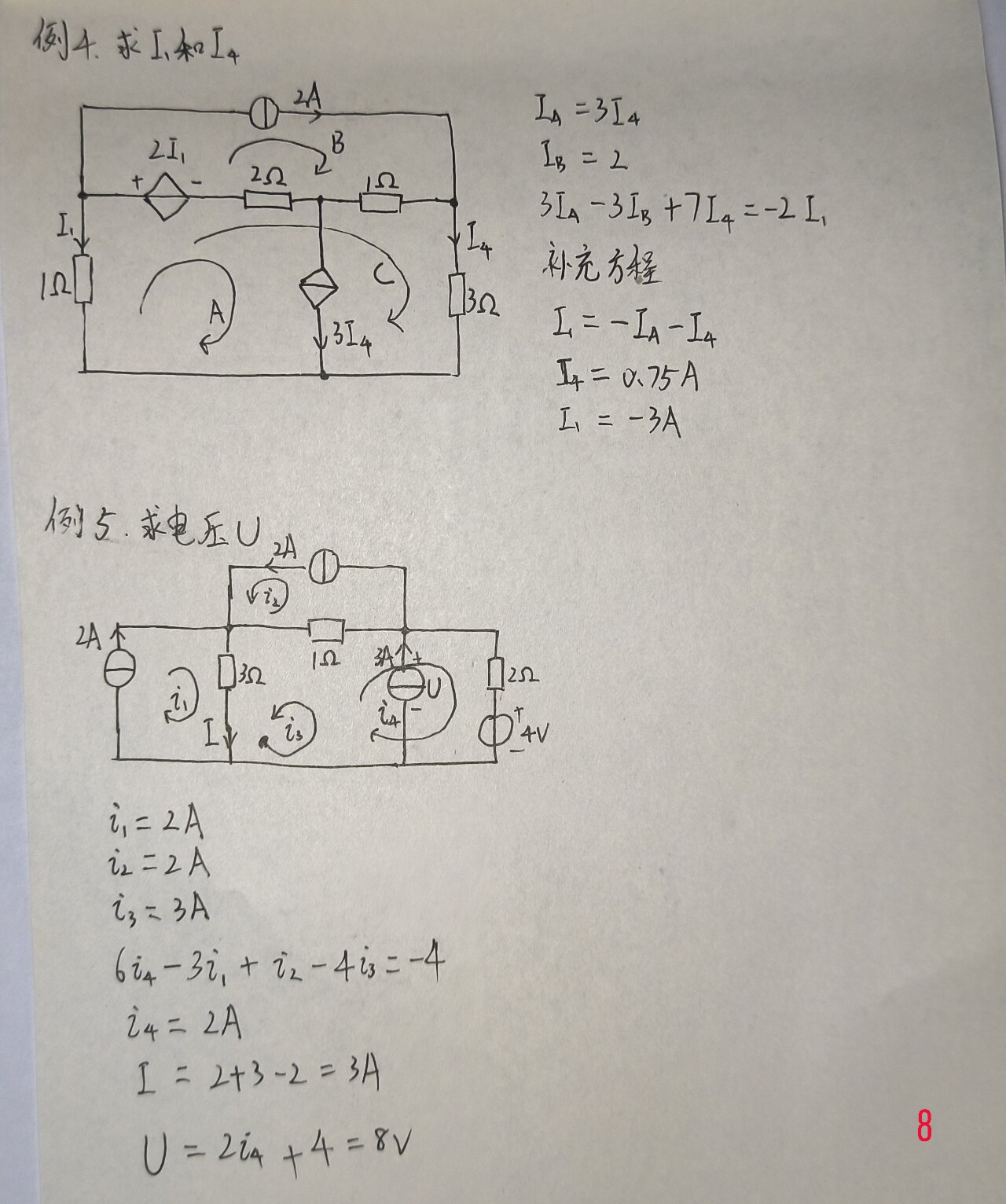 回路电流法图片