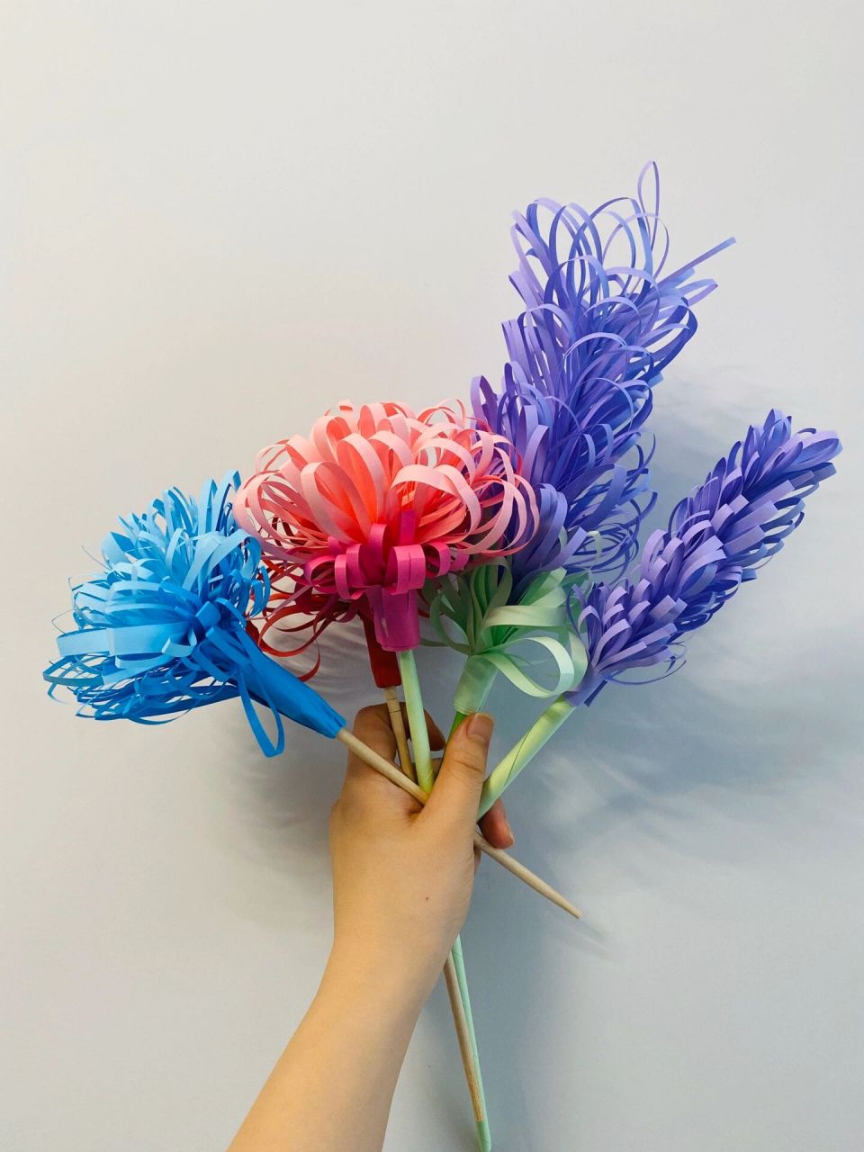 剪纸手工花朵 剪纸手工花朵.渐变色的更漂亮耶!