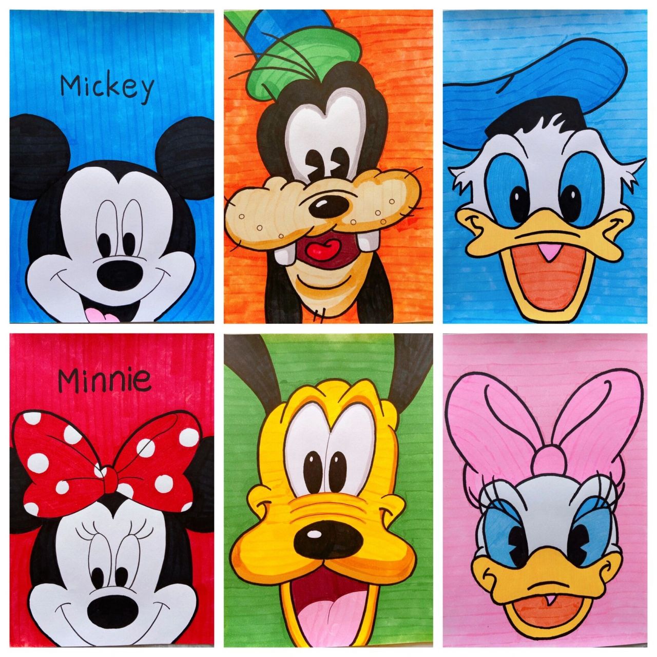 马克笔绘画|米奇妙妙屋92的朋友们合集 969696969696