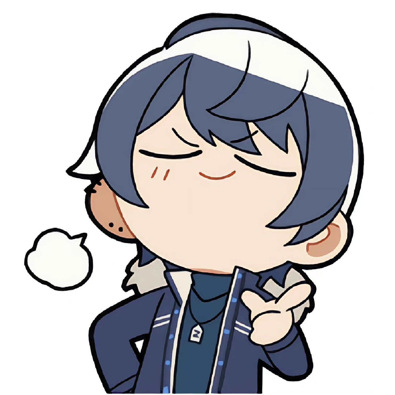 q版陆景和 未定事件簿表情包q版 原图来源微博:suaho 需要的可以自行