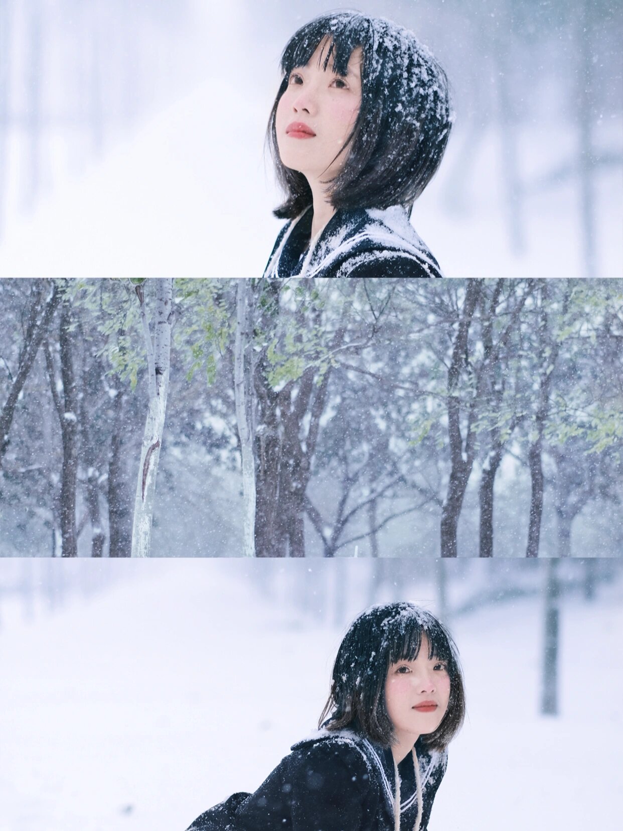 冬日来信|情书电影感雪景写真 拍照参考