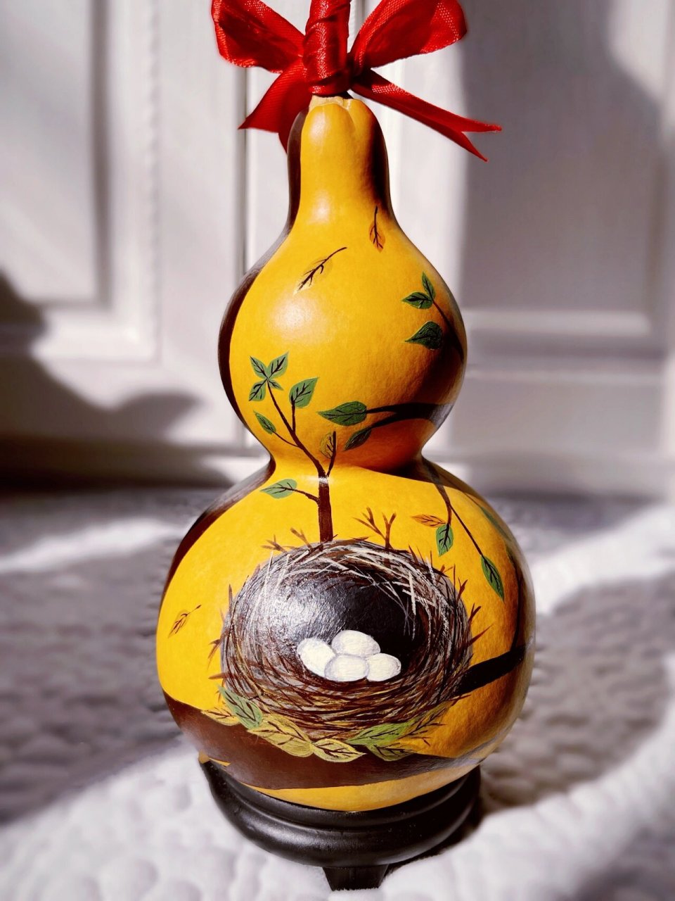 【彩绘葫芦】360度无死角 呈现一个完美的秋天 今天是美术96博主