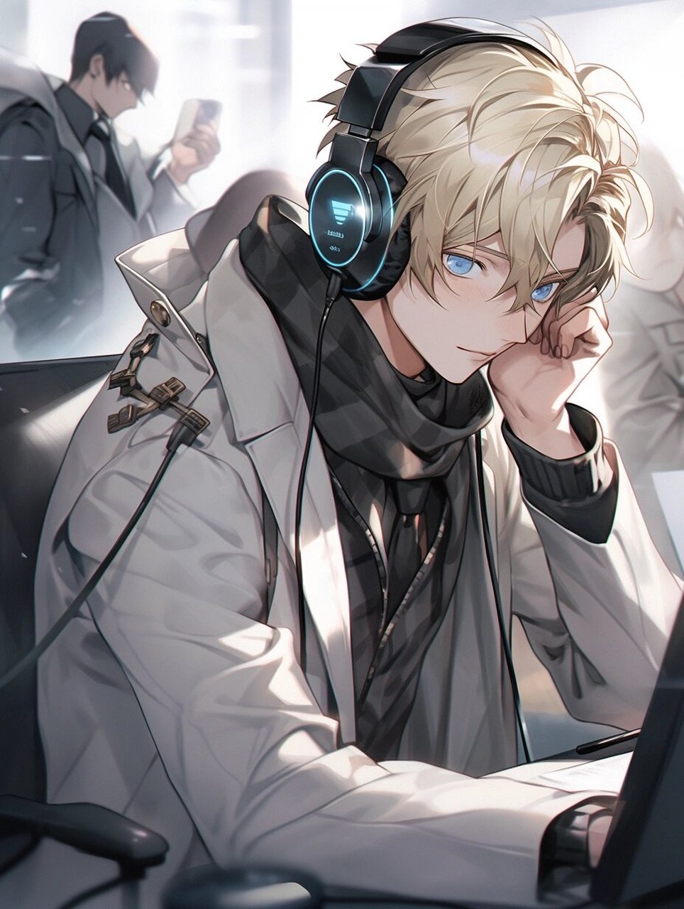 带你上分 | 动漫男生头像壁纸插画素材 #男生头像# #动漫帅哥# #电竞