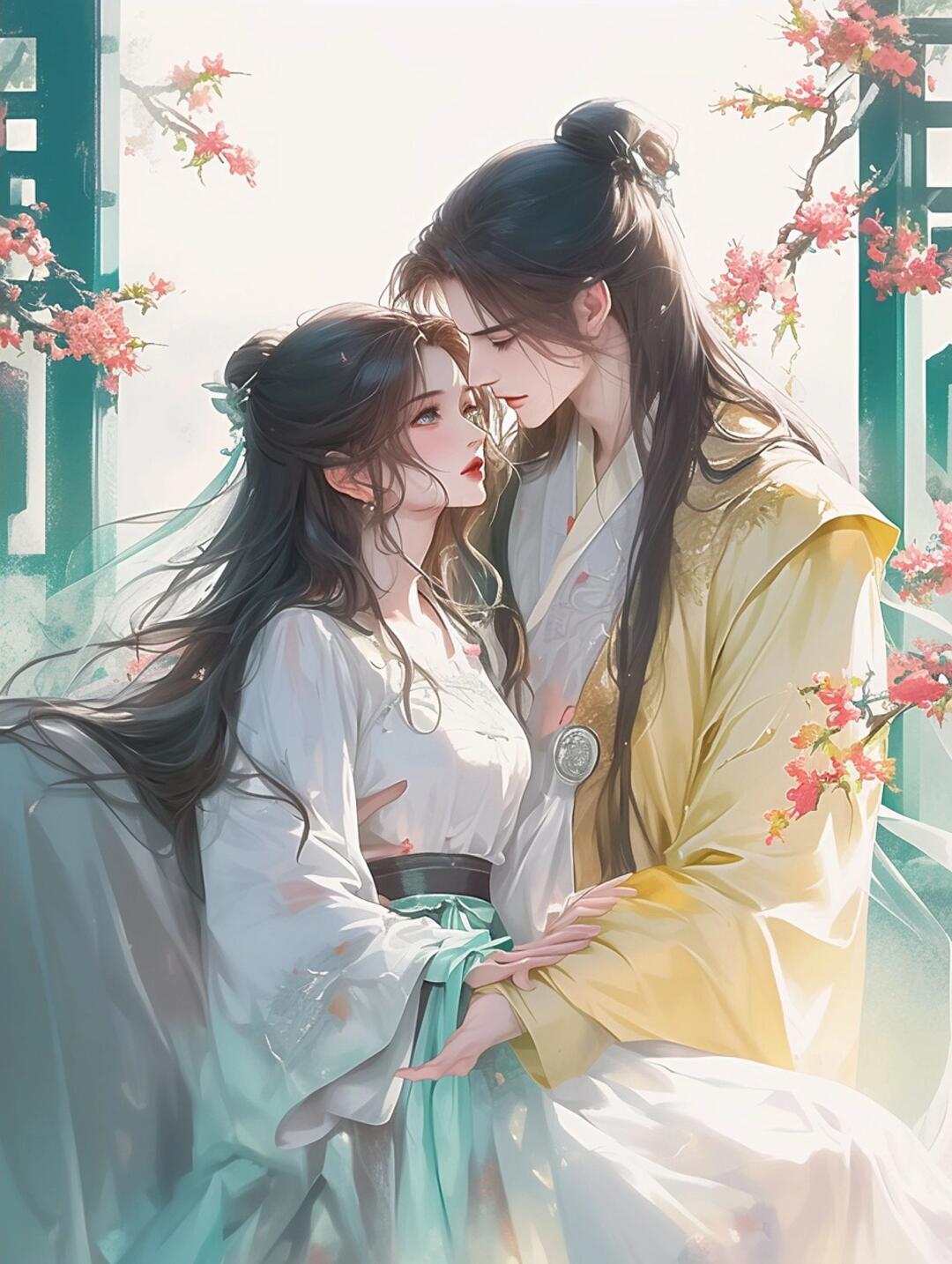 可商素材|古风情侣