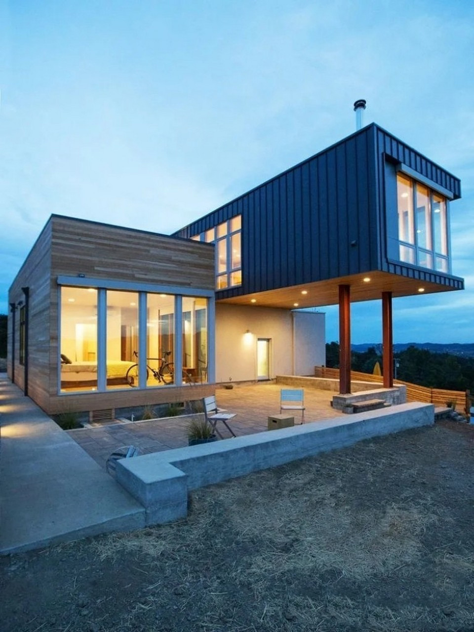 认识打包箱房 集装箱房,又称集装箱活动房,是指主要以集装箱为基础