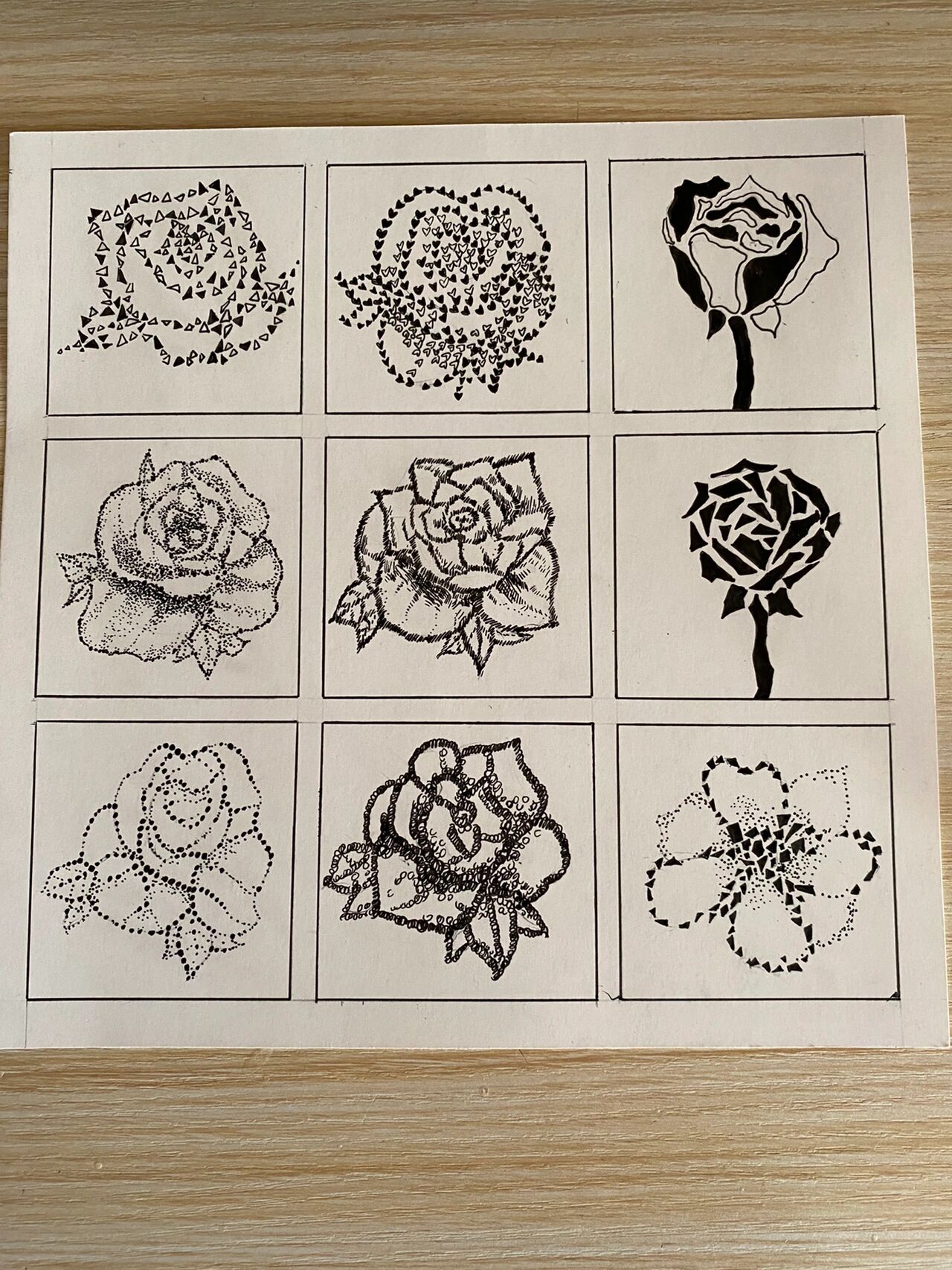 点元素的构成作业花