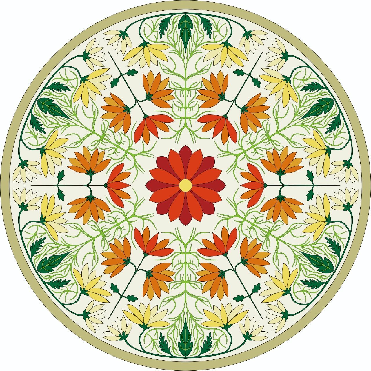 一些适合掐丝珐琅的底稿