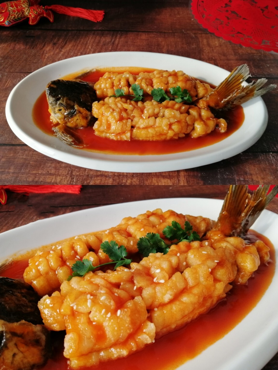 家庭版松鼠鱼做法,酸甜开胃好吃,超简单 松鼠鱼在家也能做,没有那么难