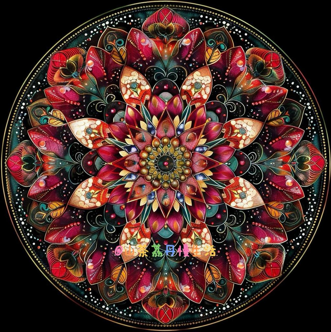 曼陀罗的图案充满了正能量,它让我们在绘制中感受到了无尽的希望和