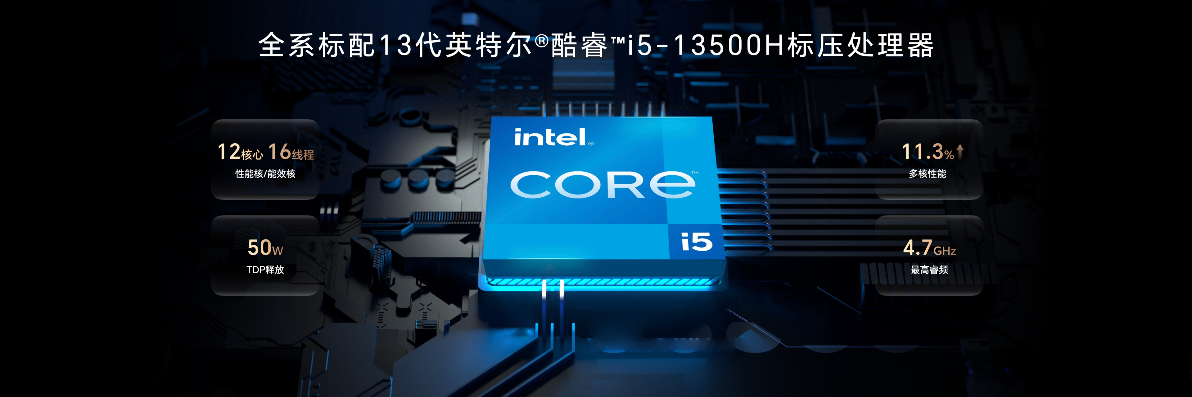 荣耀magicbook 14全系搭载13代英特尔酷睿标压处理器, 最高可选