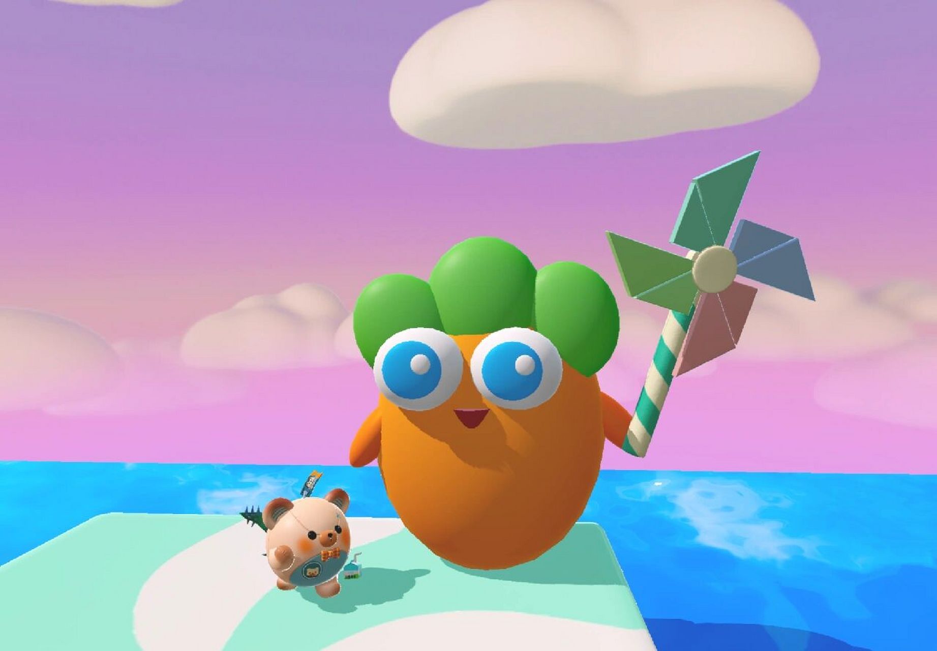 在蛋仔派对种萝卜09 地图名:《萝卜阿波》 起早贪黑的施工蛋终于