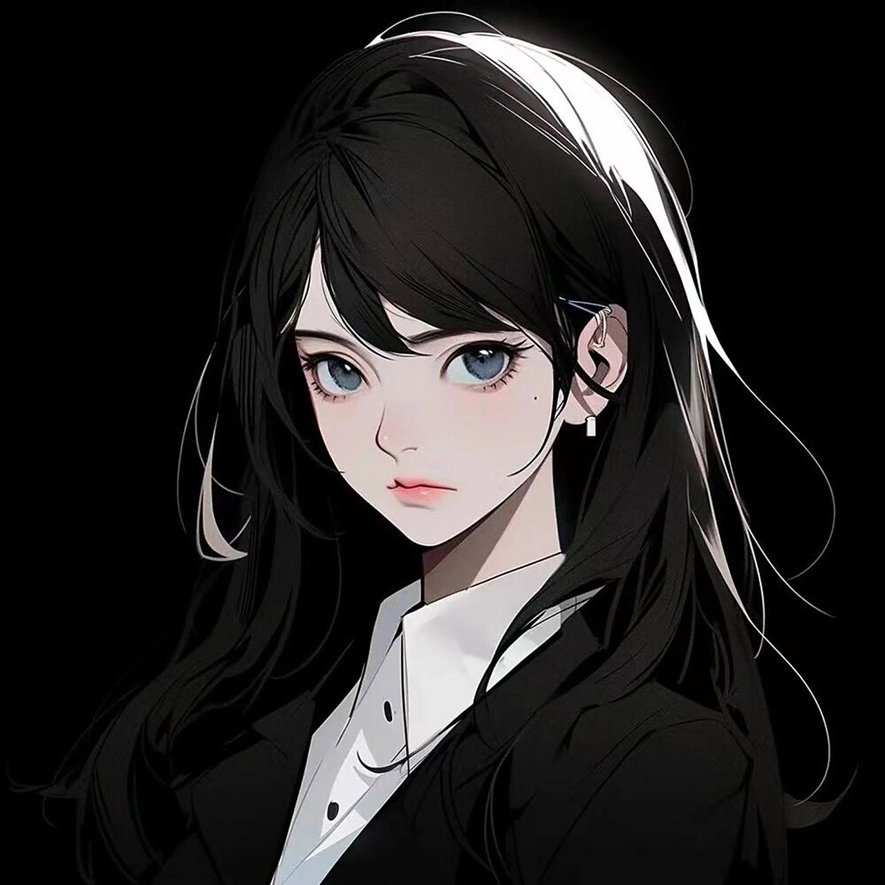 头像分享 | 黑色系动漫女头. 黑色系动漫女头来啦