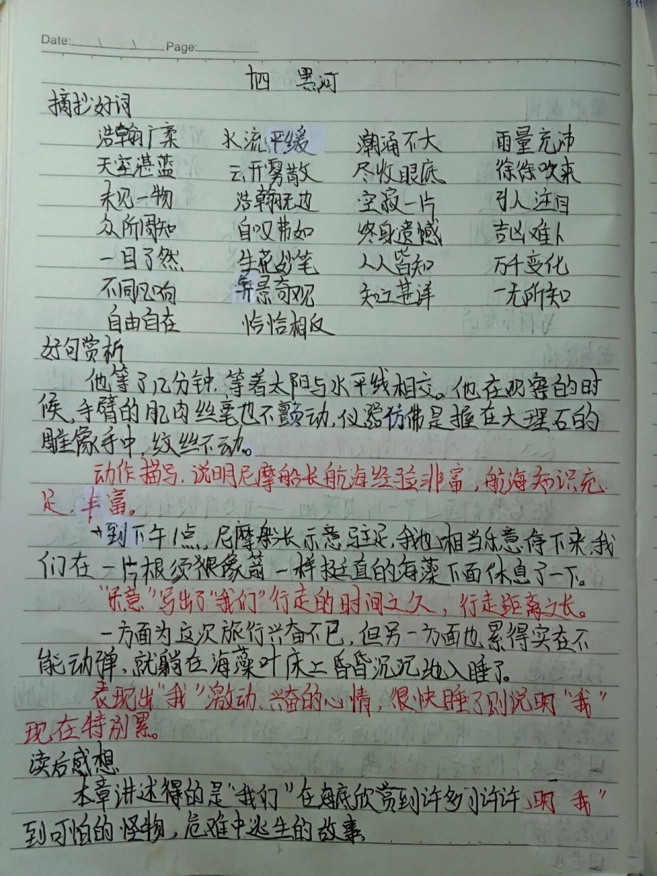 海底两万里作者摘抄图片