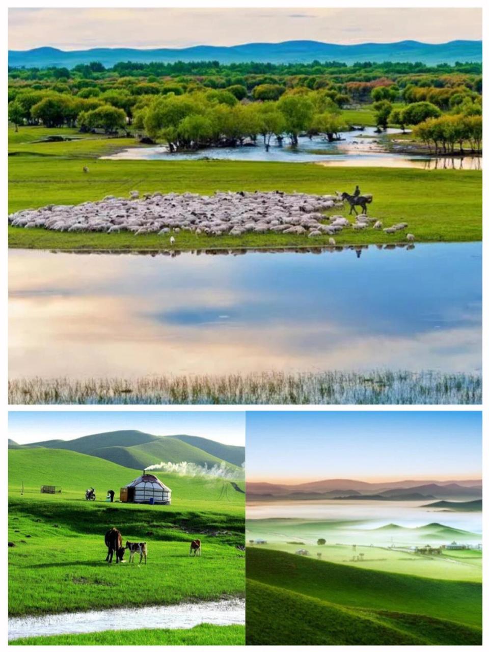 1⃣乌兰布统 ▶️景区简介: ✅乌兰布统大草原是距北京最近的