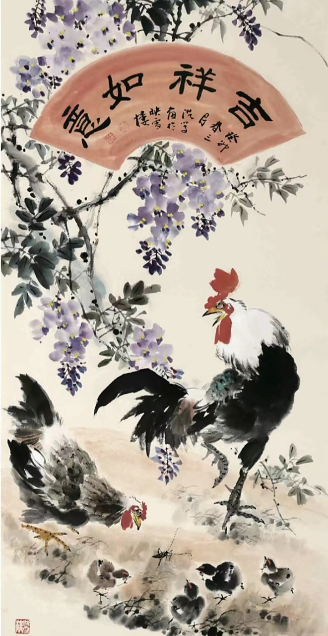 金奖获得者 王洪学老师 花鸟作品#艺术##国画