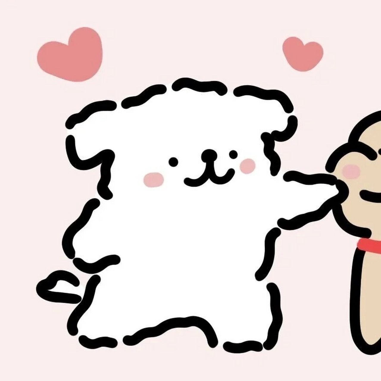 线条小狗头像第二弹