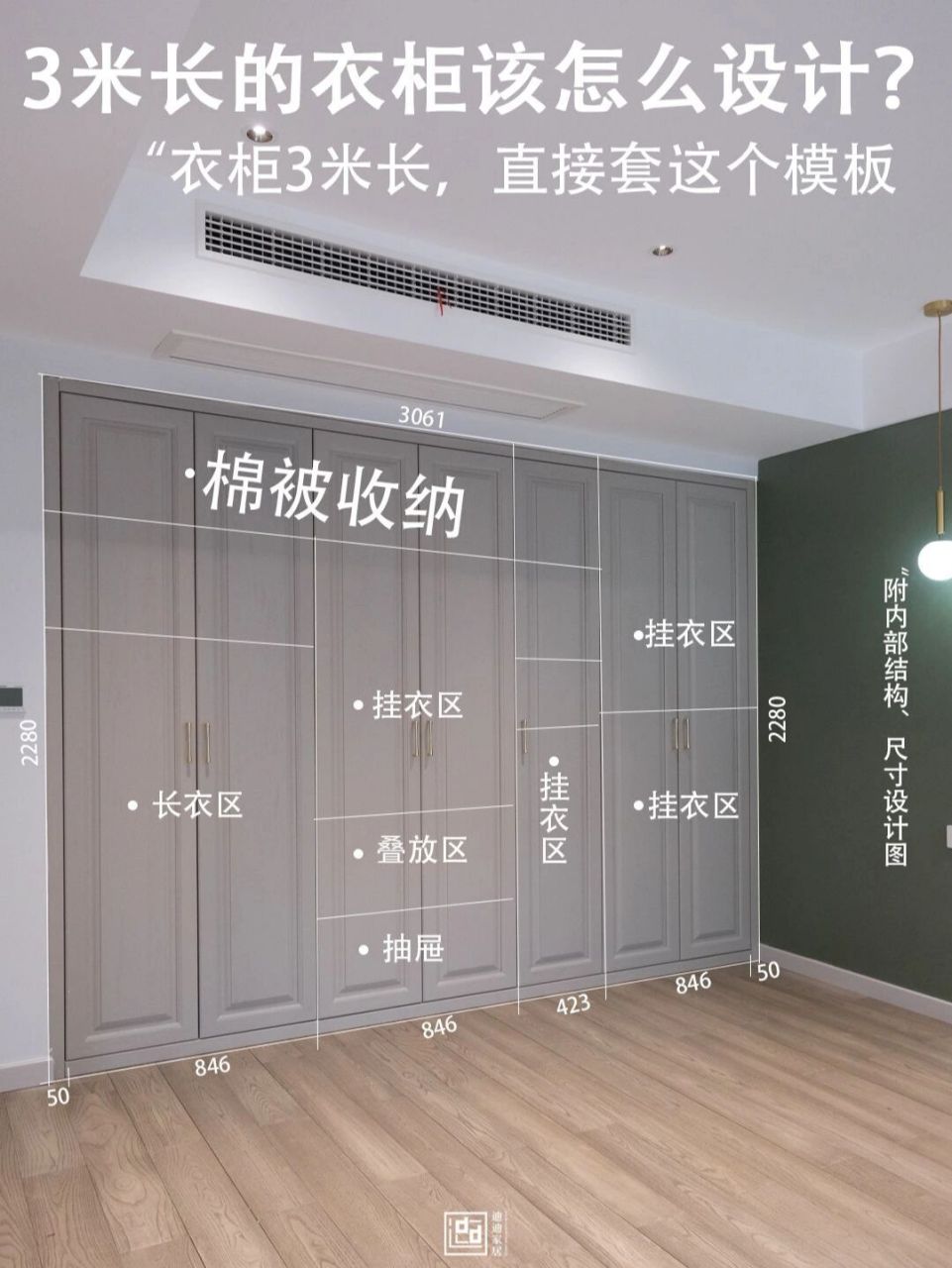 但凡规划不合理,衣柜用起来就会不顺手.