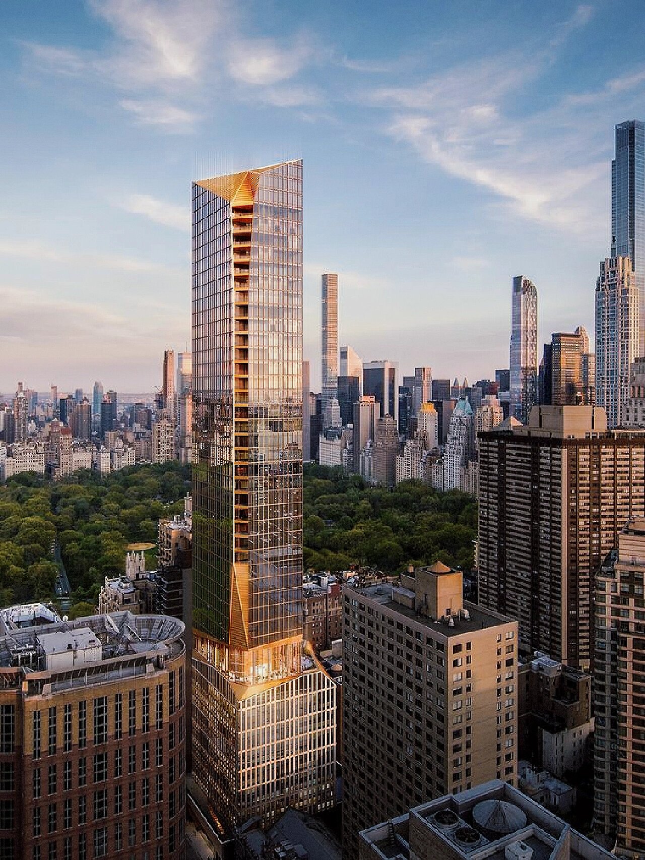 纽约曼哈顿|432park avenue 纽约派克大道432号大楼.