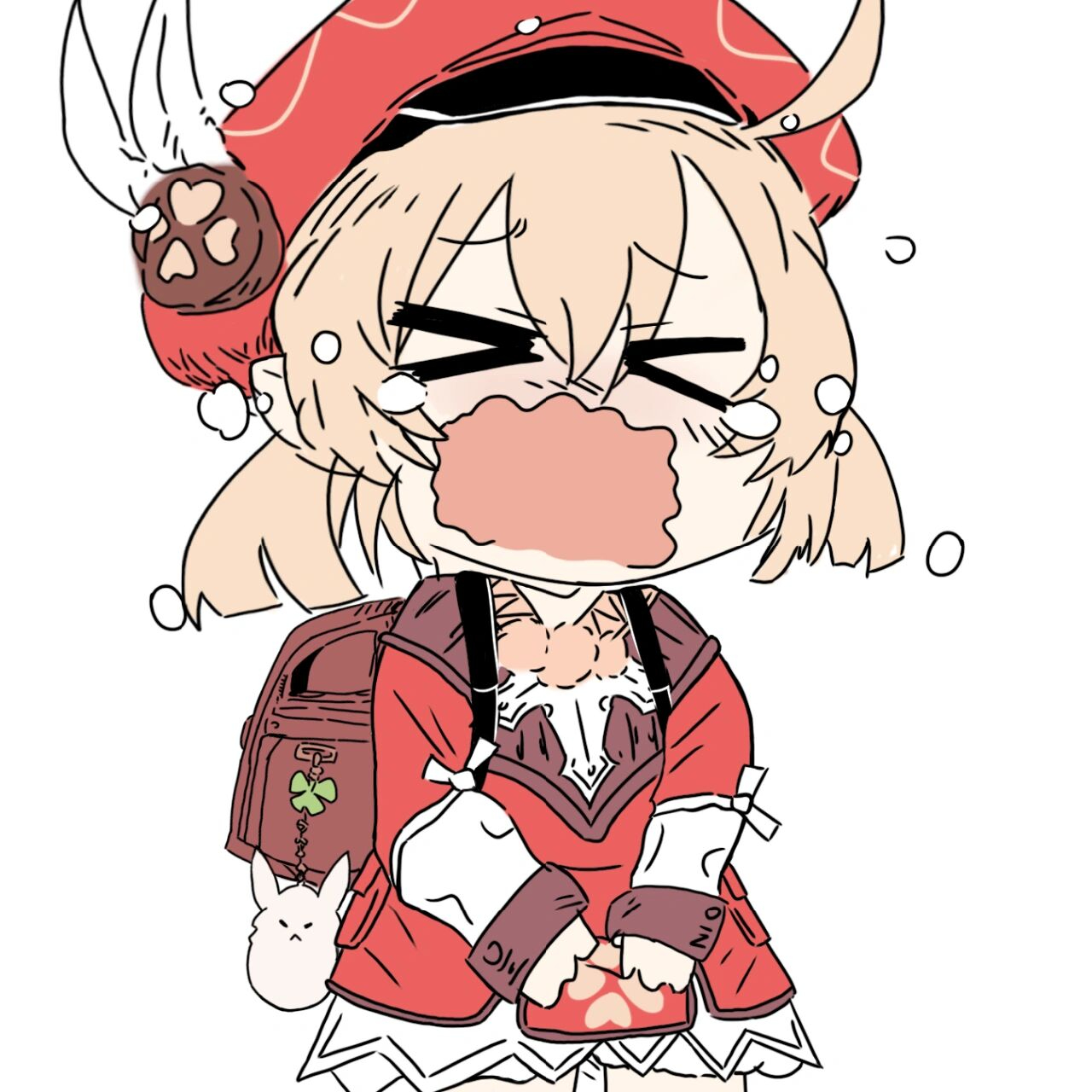 原神哭哭表情包 临摹雷神表情包的衍生 看看有你喜欢的角色吗 (表情包