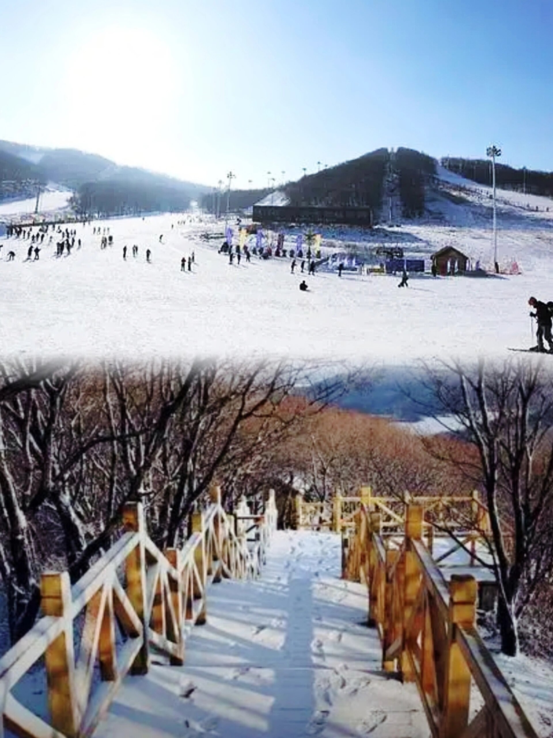 长春莲花山冰雪新天地图片