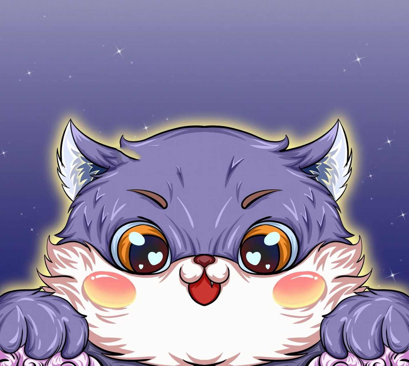 原创插画(可爱小动物)大头照 近期摸鱼插画 一组可爱小动物插画 可可