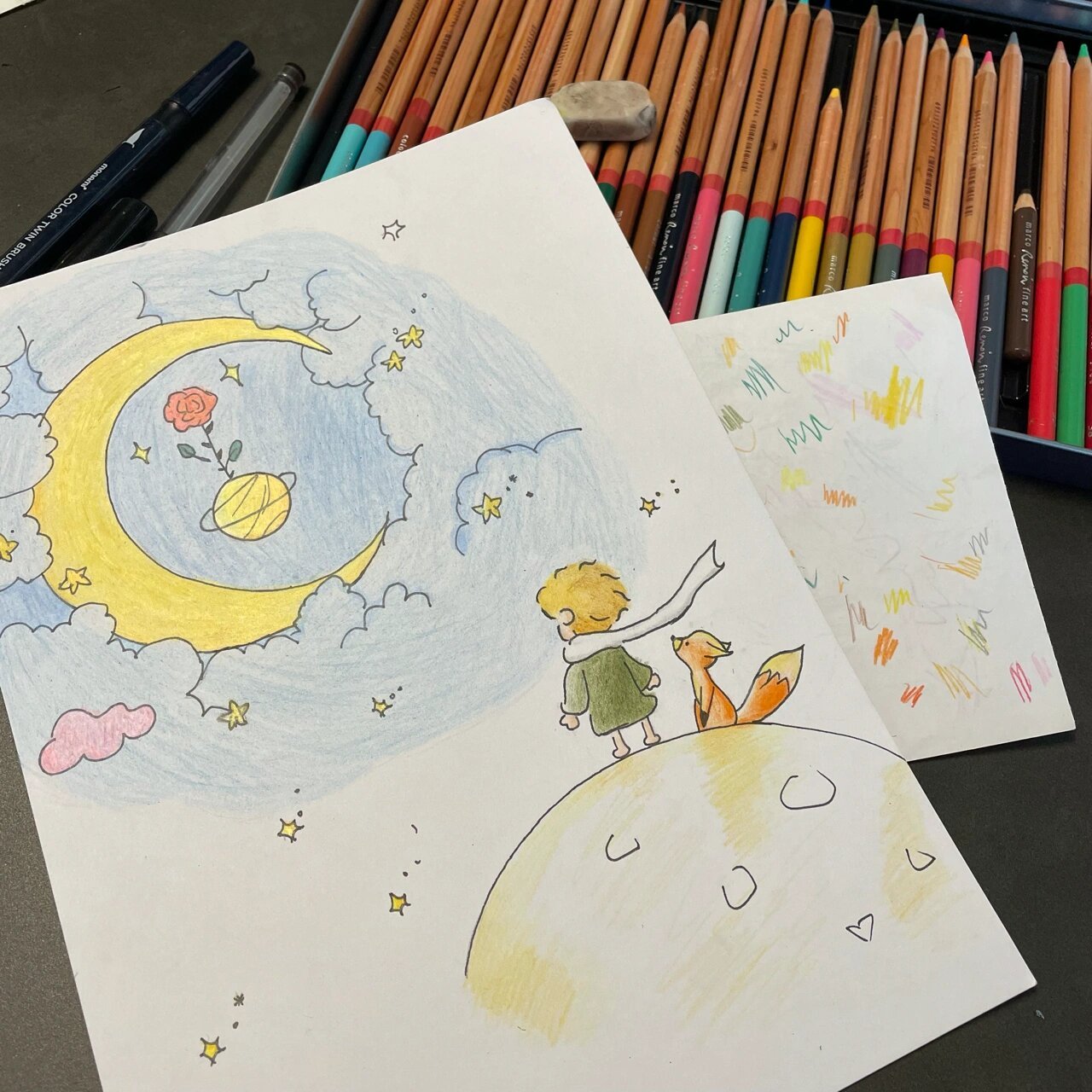 小王子06 如果你爱上了某个星球的一朵花 那么 只要夜晚仰望星空