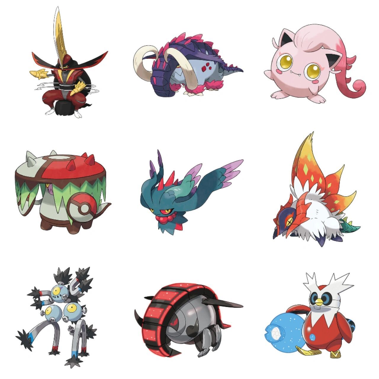 朱紫新宝可梦官方绘图(合集2)