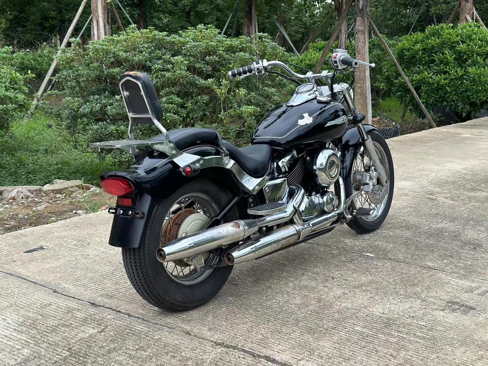 最新到货一台雅马哈竞速之星400 v型双缸400cc  复古小摩托 机器安静