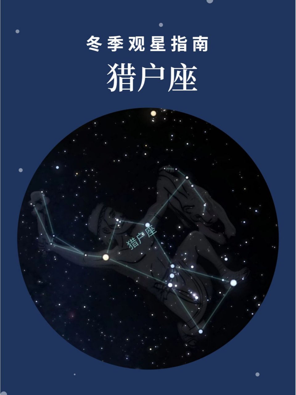 北半球冬季星座图图片