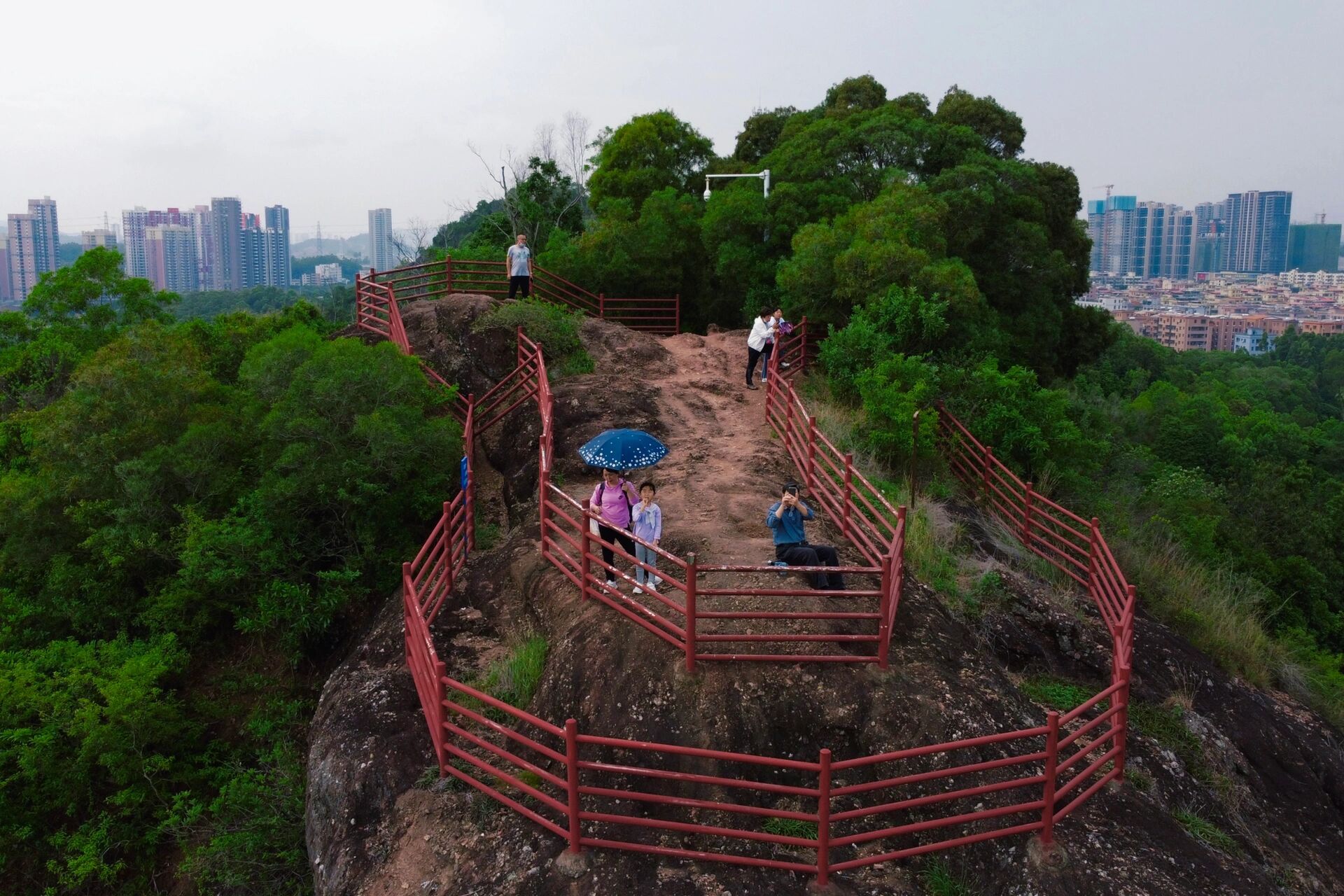 广东|惠州虎头山公园无人机周末航拍美景99 虎头山公园位于红树林