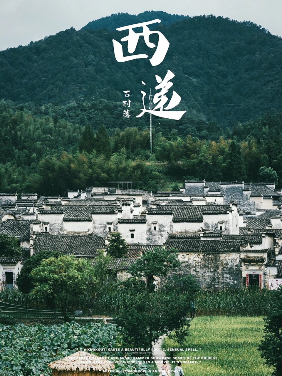 黄山西递村简介图片