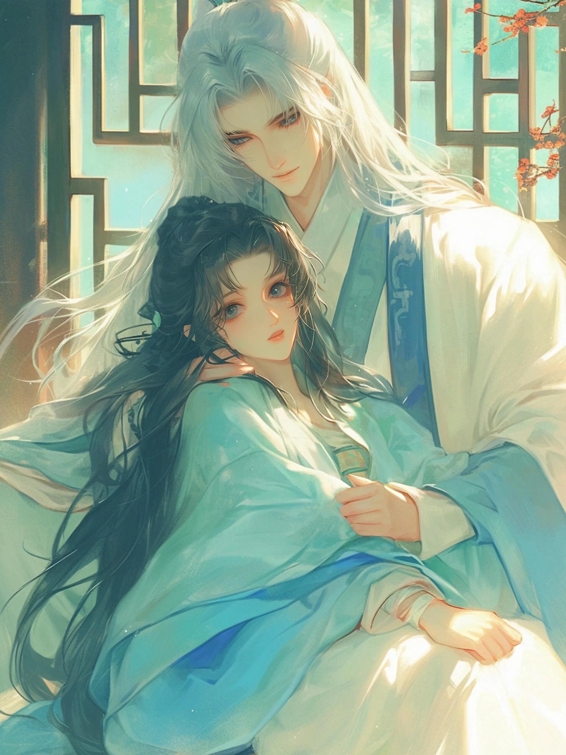 可商素材|古风情侣