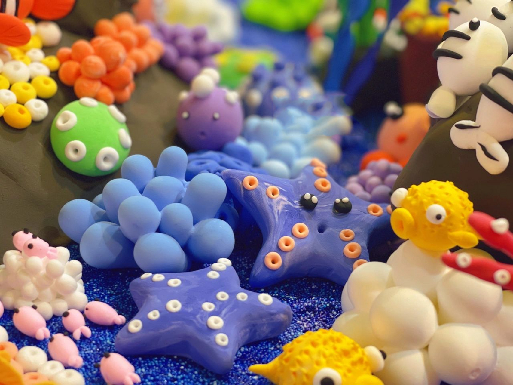 (原创)超细节粘土海底世界 时隔多年 再来个粘土海底世界plus版(直径1