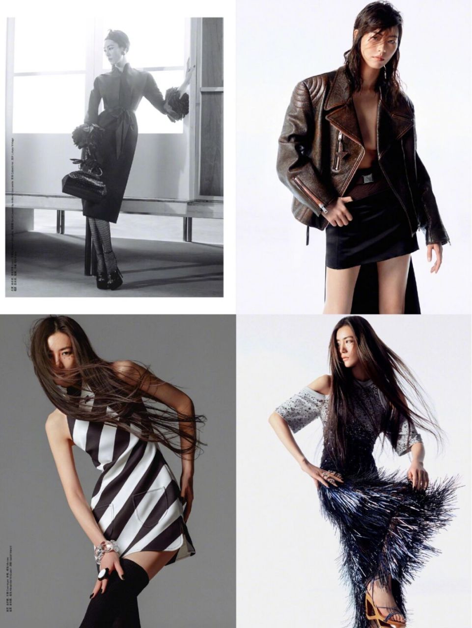 刘雯 | 时尚芭莎三月刊封面人物 超模春夏开季,穿着prada黄裙登封