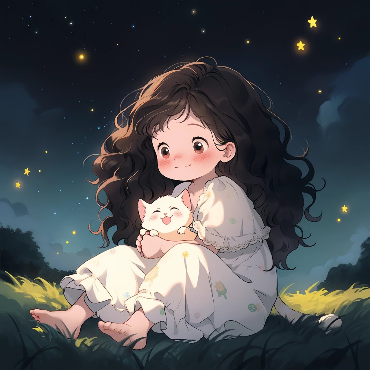 超级可爱又治愈的女生头像98 如果未来无法预料,那就别吝啬爱与生活