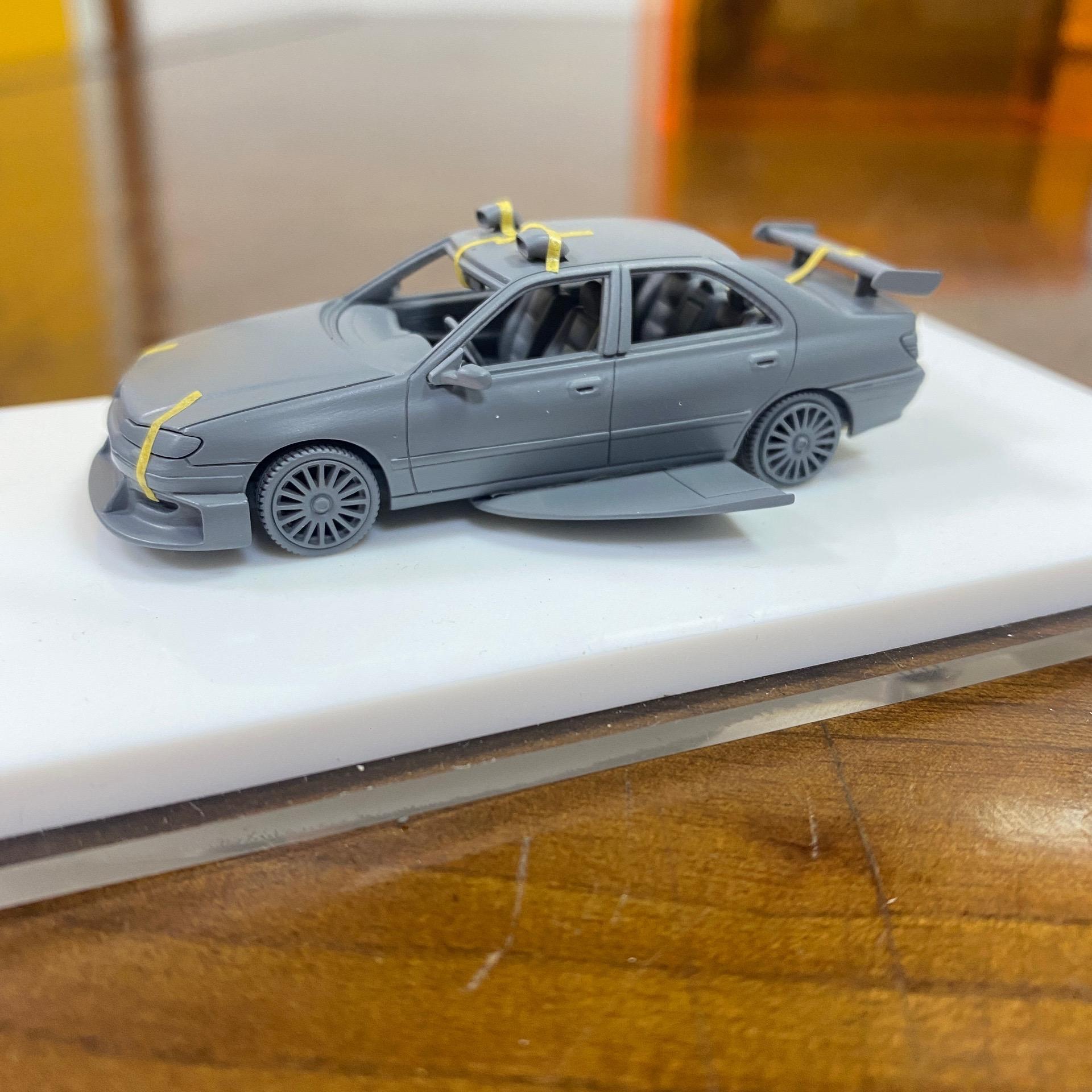 的士速递406模型, 1:64 标致406的士速递车模型,  mk miniatures 发布