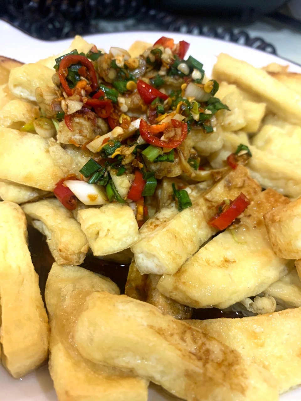 江西赣州的家常菜～黄豆干 今天做腊肠累了,晚上随便对付一餐吧 简单