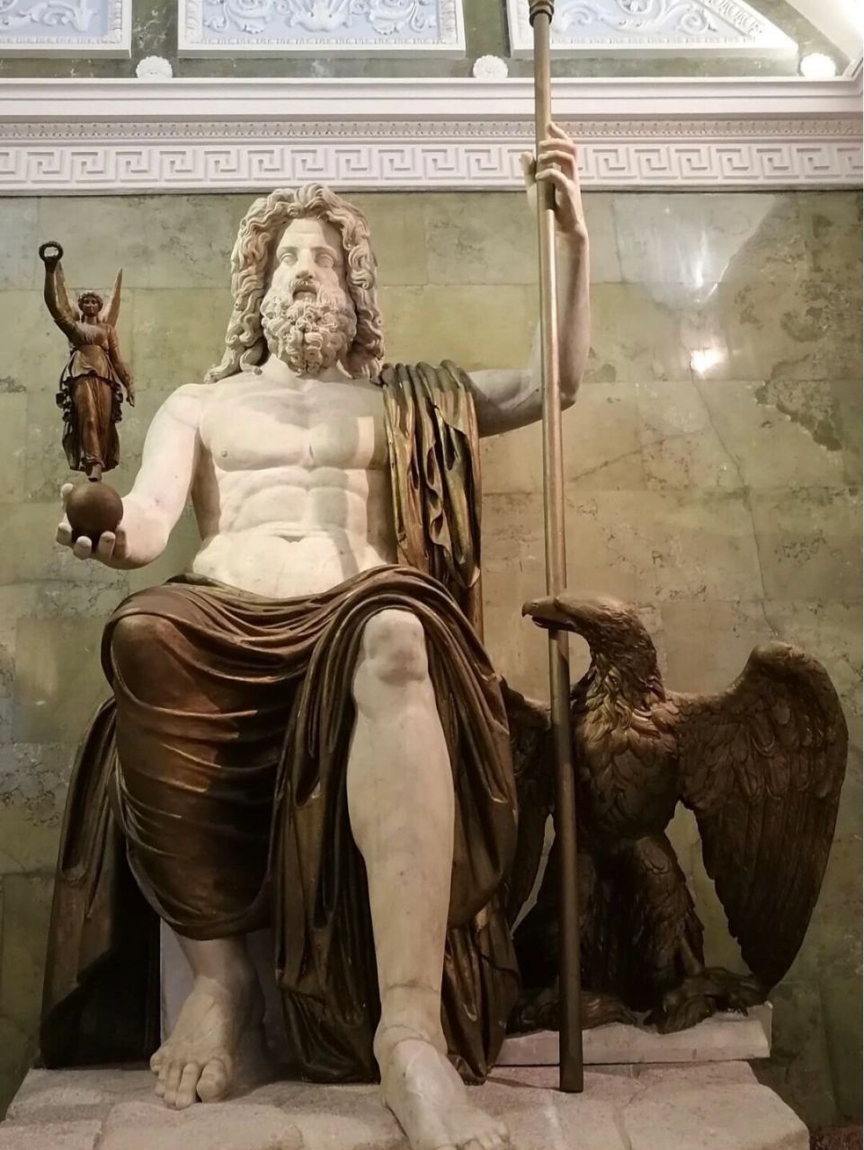 奥林匹克亚宙斯巨像图片