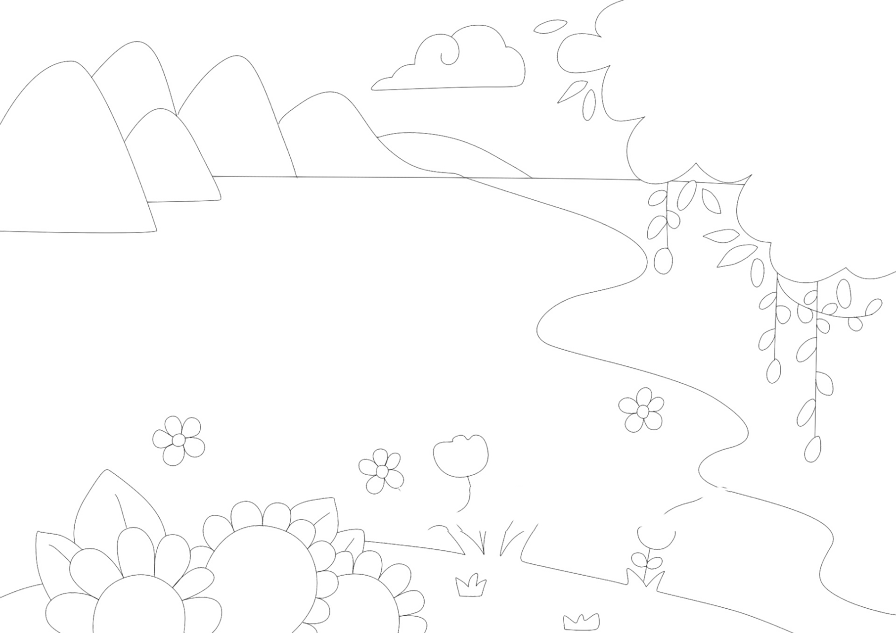 春日古诗配画手抄报 古诗配画手抄报