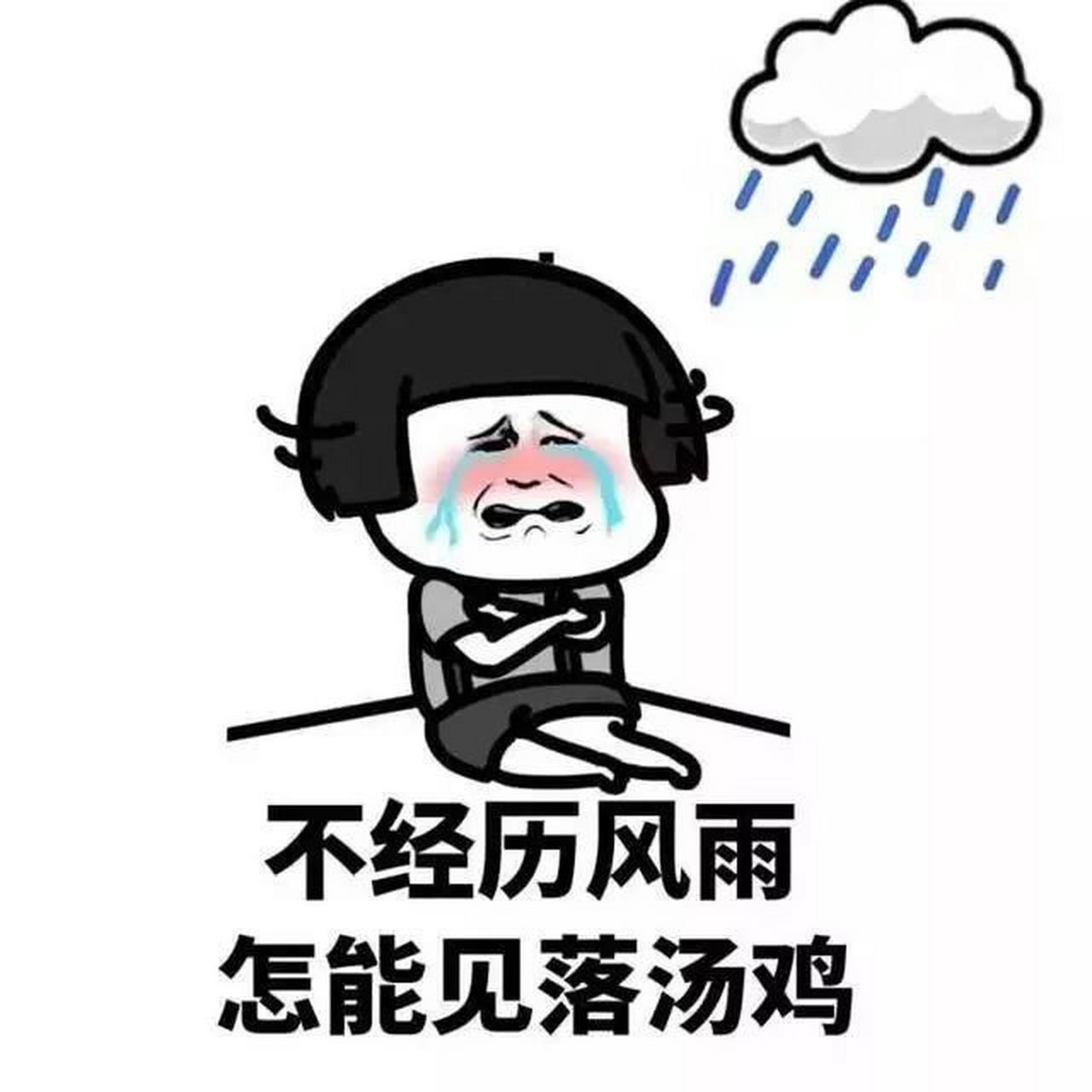 淋成落汤鸡 多少年没被雨淋成落汤鸡了.