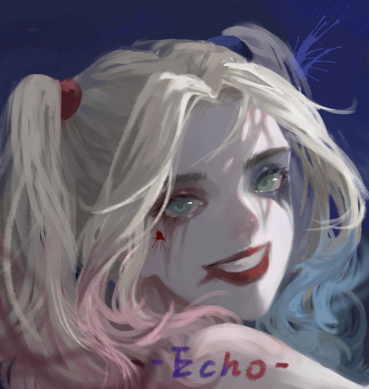 【ps板绘】小丑女,可爱又迷人的反派角色 只有执着追求并从中得到最大