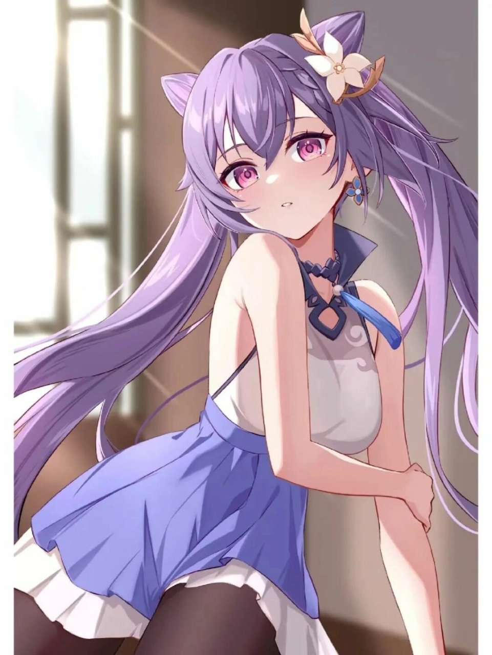 原神每日壁纸:刻晴 下次想要谁的要说哦