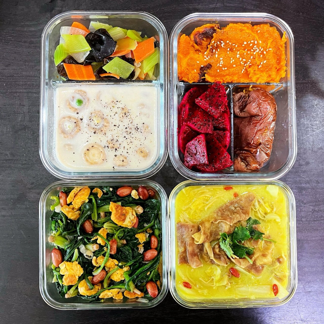 一周午餐食谱:低卡便当(两荤三素) 7815周一:酱牛肉77鱼丸沙拉